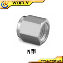 China Fitting Brand AFK Stainless Steel Tube Connecting Nut